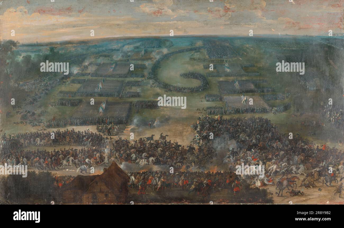 The Battle of Fleurus, 1622, 1630-1640. Other Title(s): The Battle of Fleurus, 1622. Stock Photo