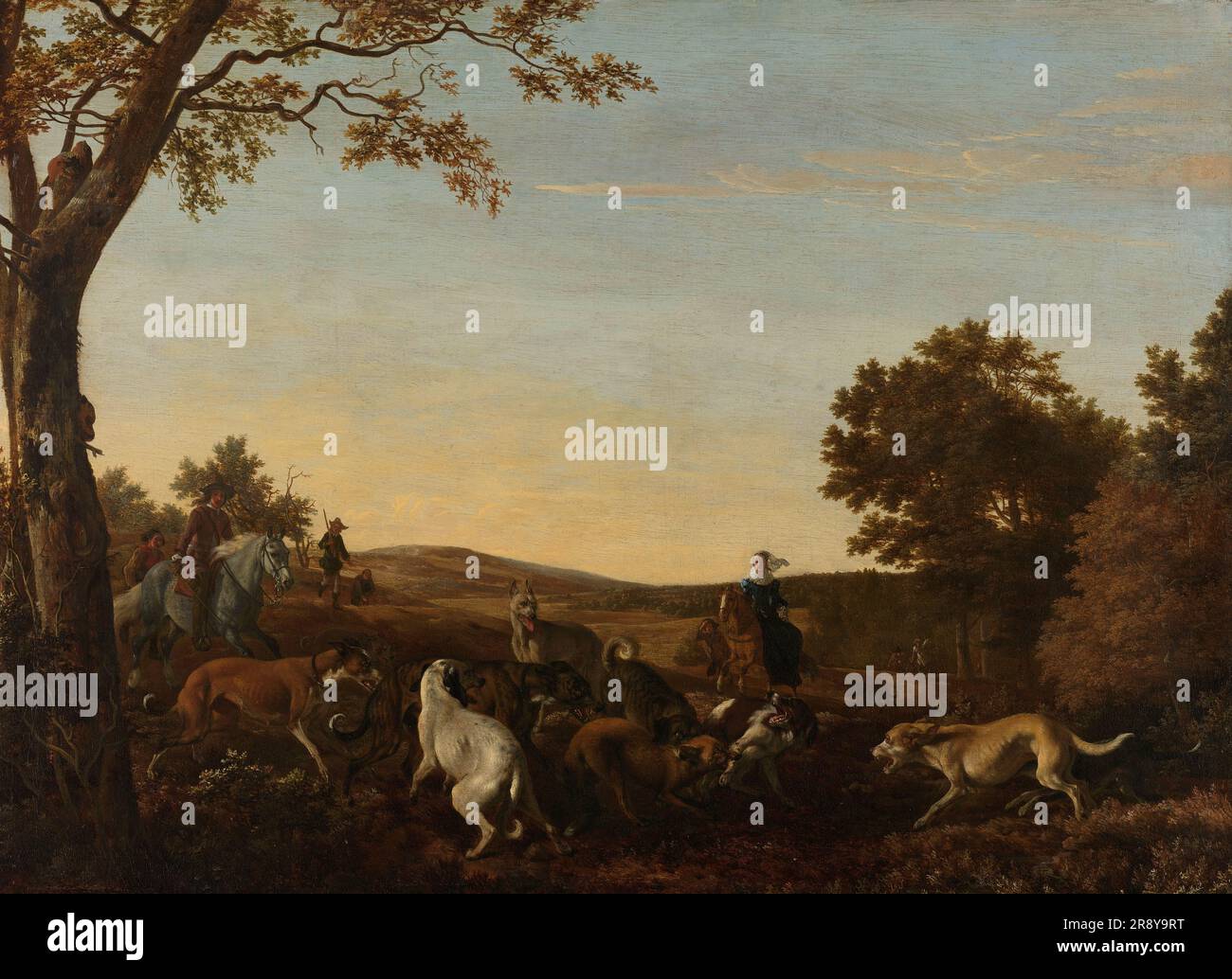 Fox hound painting hi-res stock photography and images - Alamy