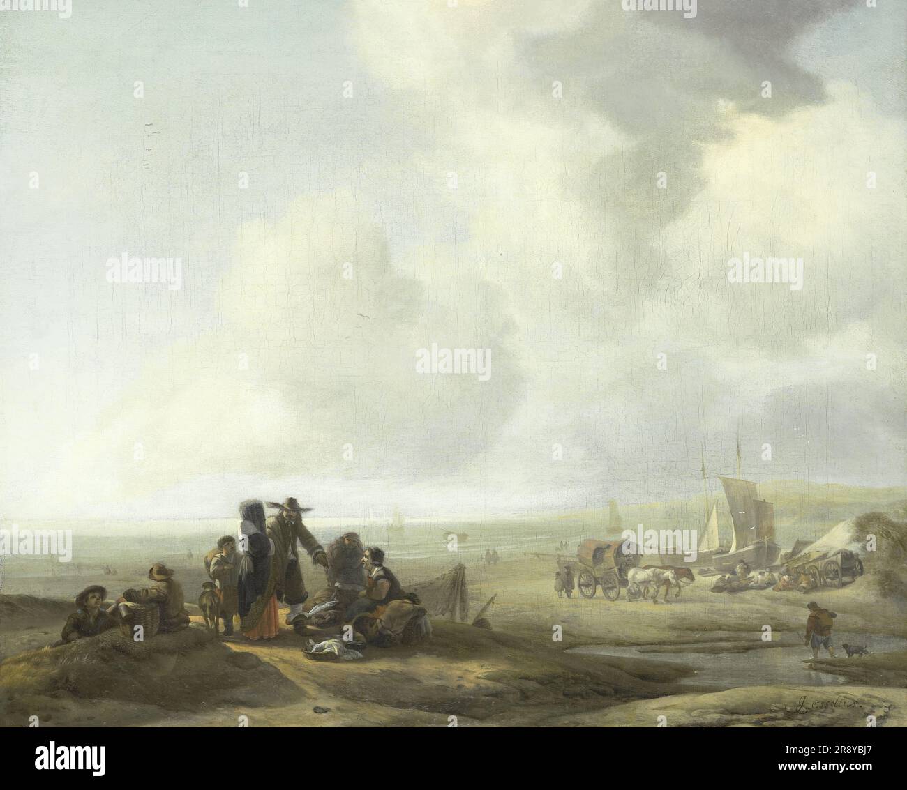 17th century painting beach hi-res stock photography and images - Alamy
