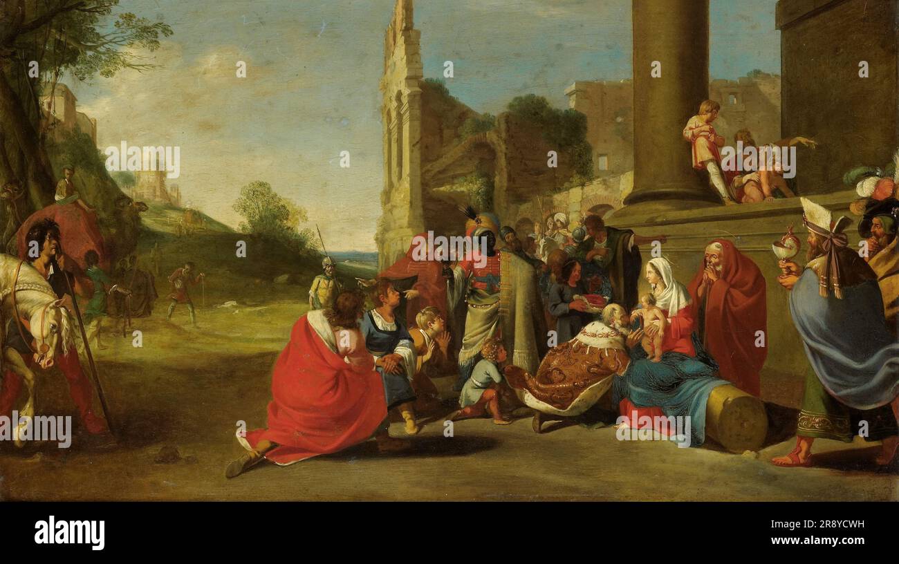 The Adoration of the Magi, c.1640-c.1650 Stock Photo - Alamy