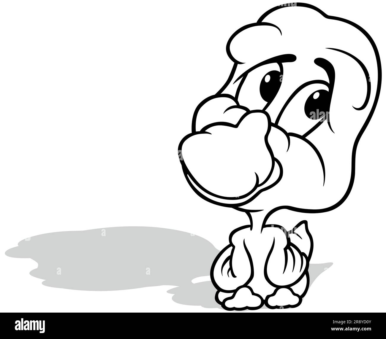Drawing of an Adorable Duckling Stock Vector Image Art Alamy