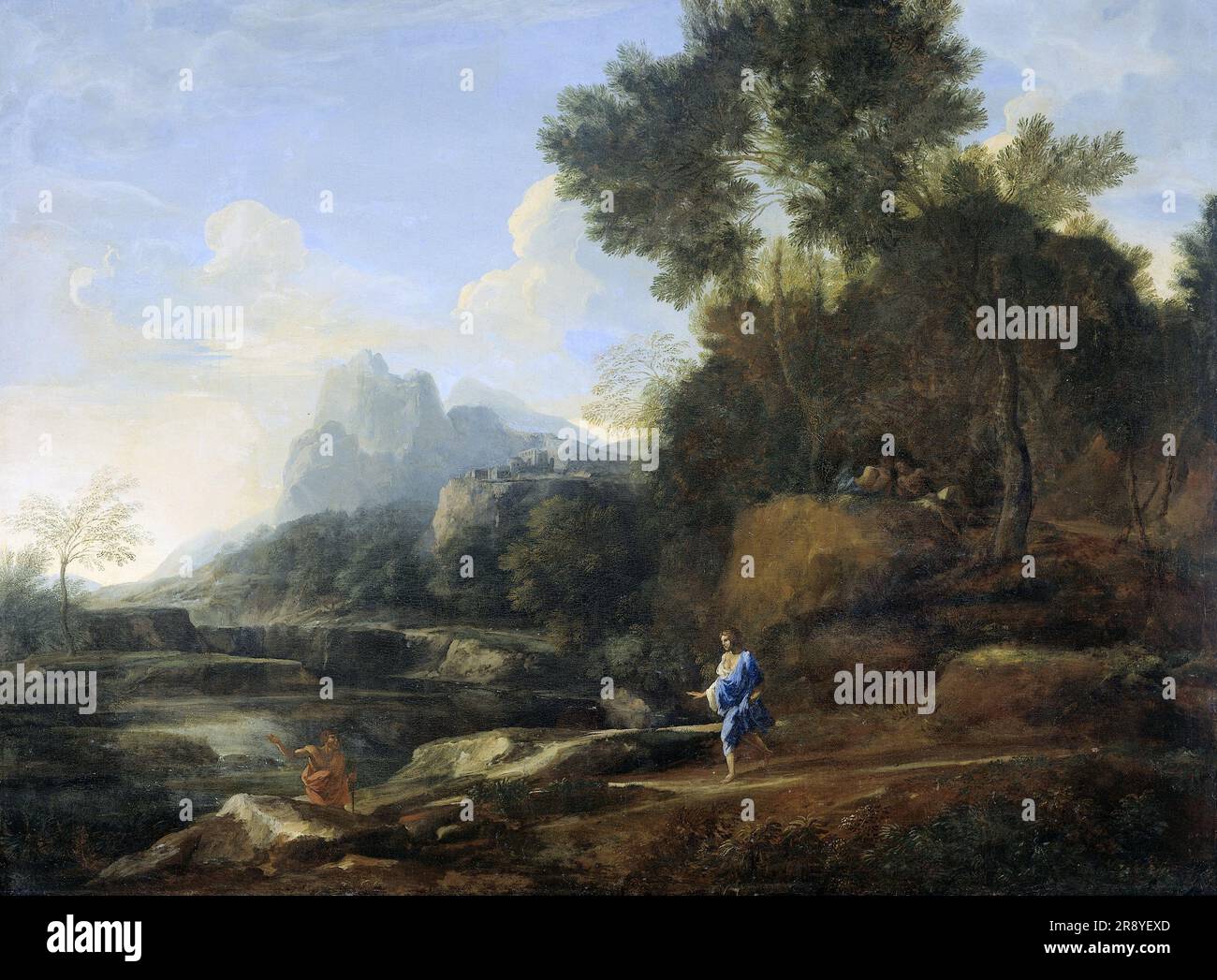 Italian Landscape, 1638-1640 Stock Photo - Alamy