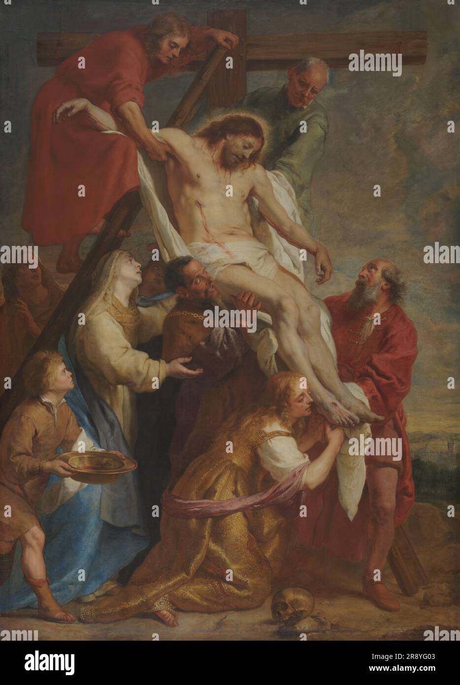 The Descent from the Cross, c.1640-c.1650. Stock Photo
