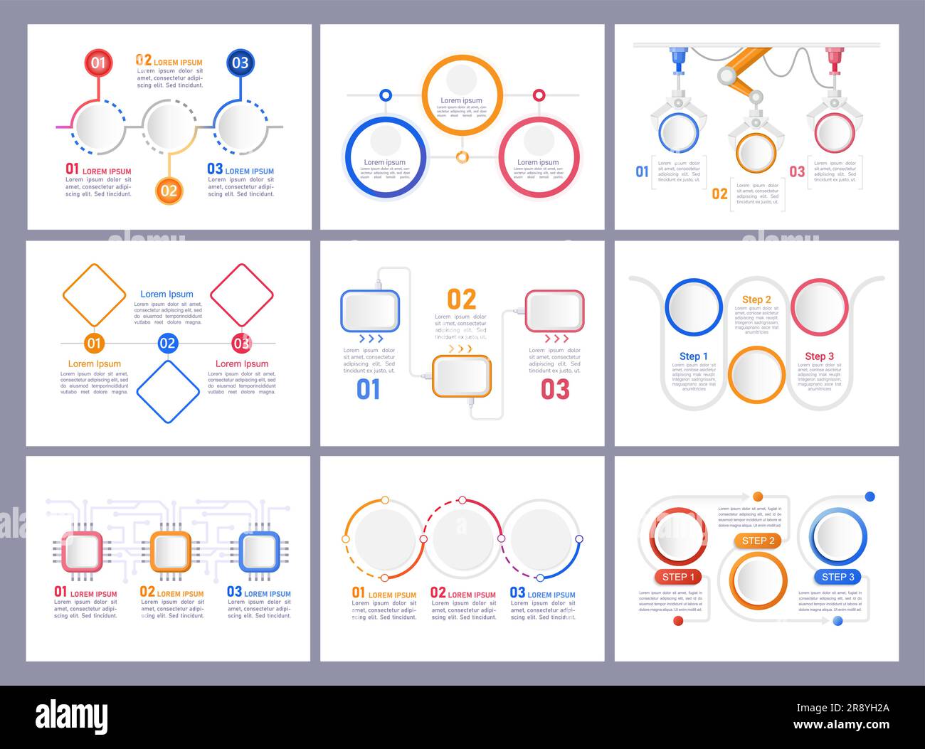 Digitalization and technology integration infographic chart design ...