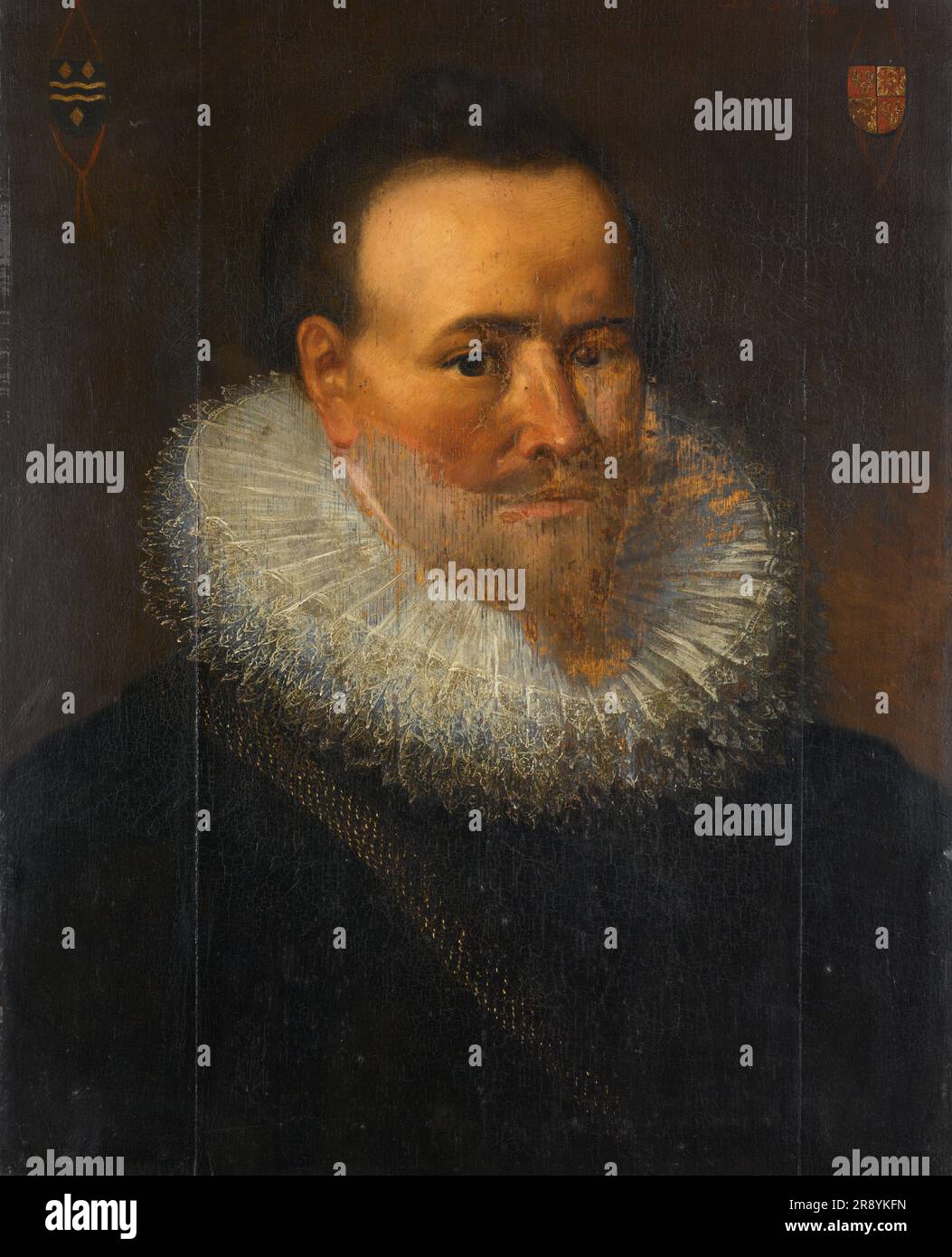 Portrait of a Man, possibly Joris van Cats (c.1590-1654), c.1621. Stock Photo