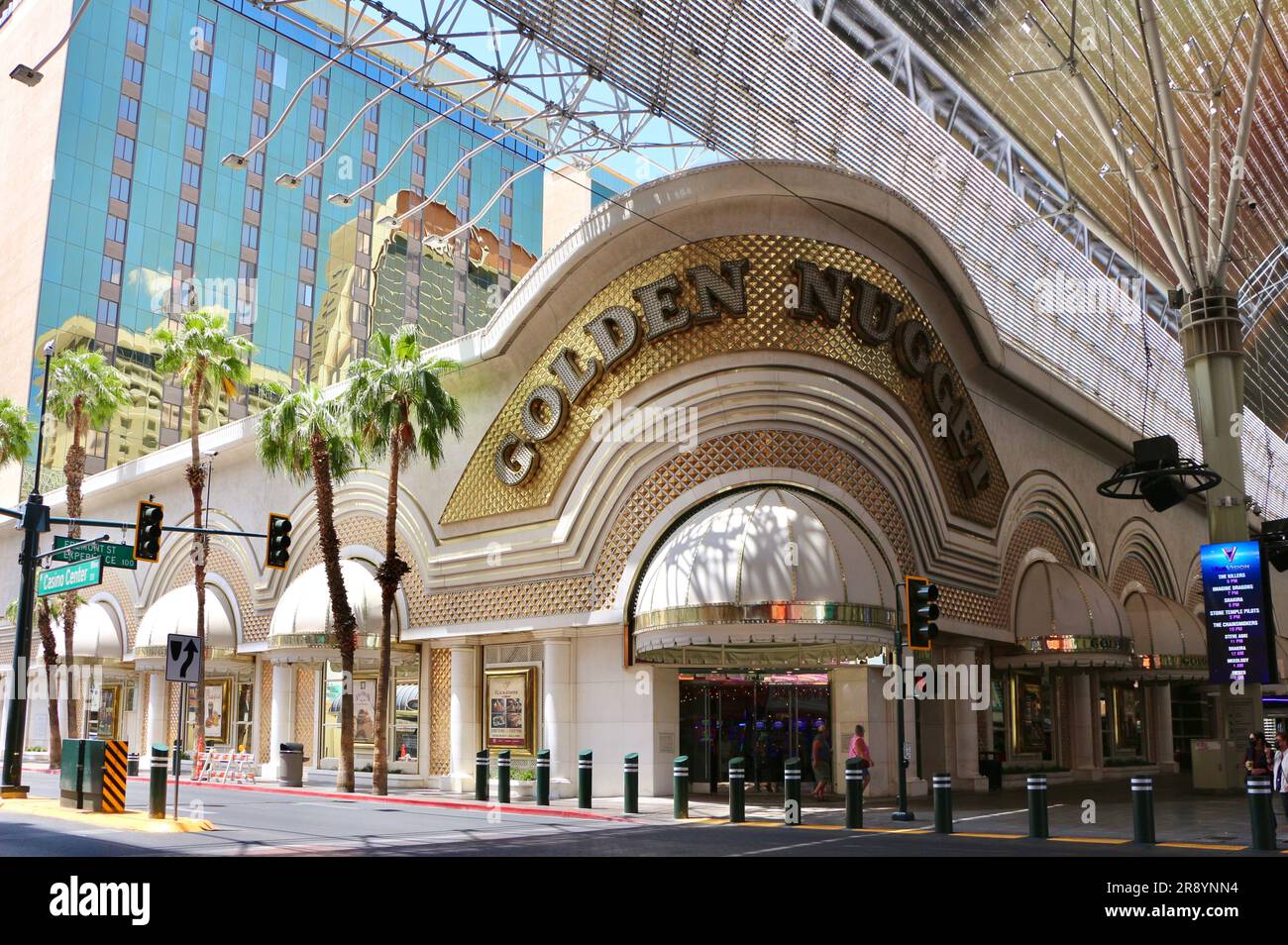 Golden Nugget luxury hotel and casino 129 Fremont Street Downtown Las Vegas  Nevada USA Stock Photo - Alamy, image size:1300x954