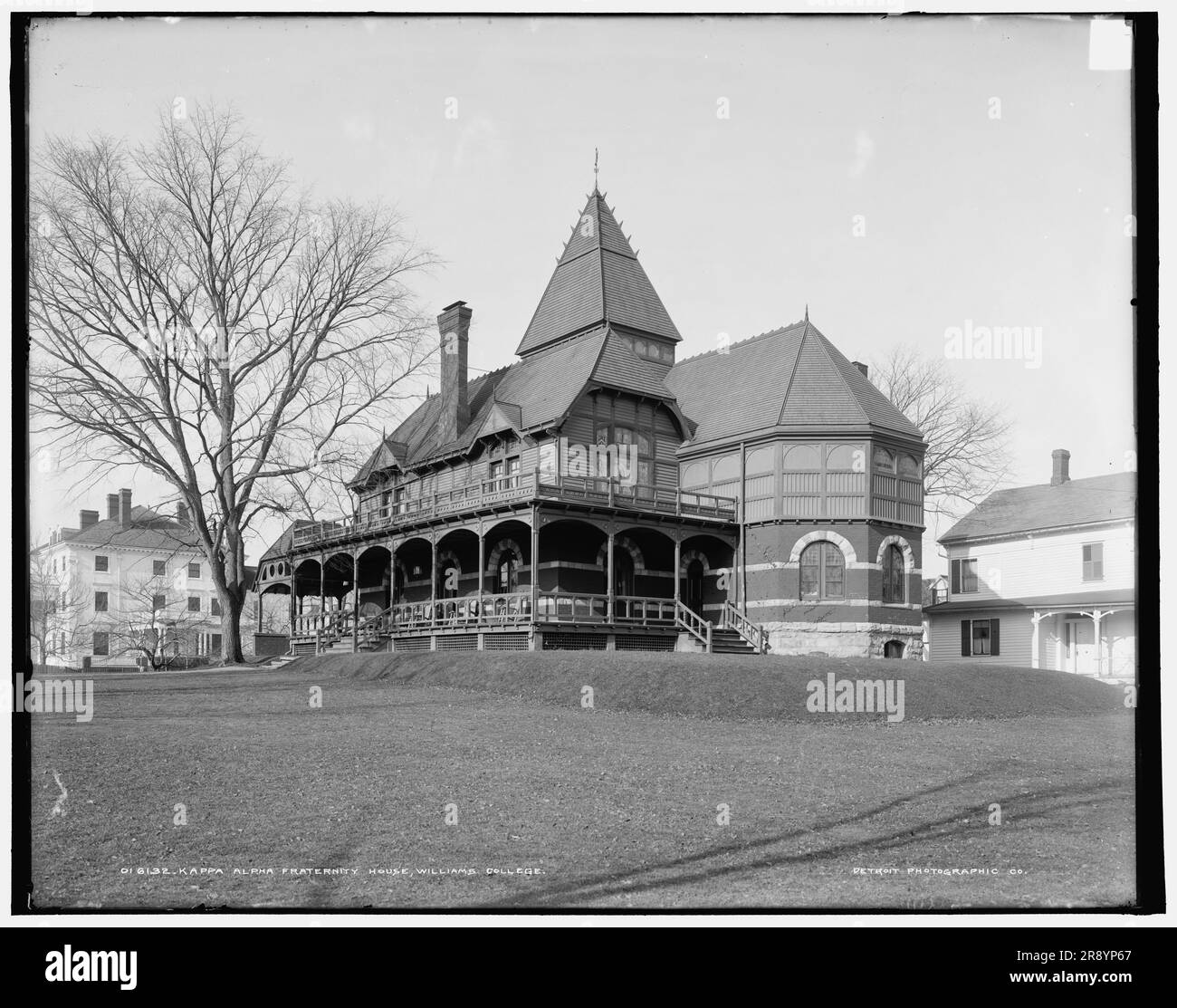 Kappa Alpha fraternity house, Williams College, Mass., between 1900 and 1906. Stock Photo