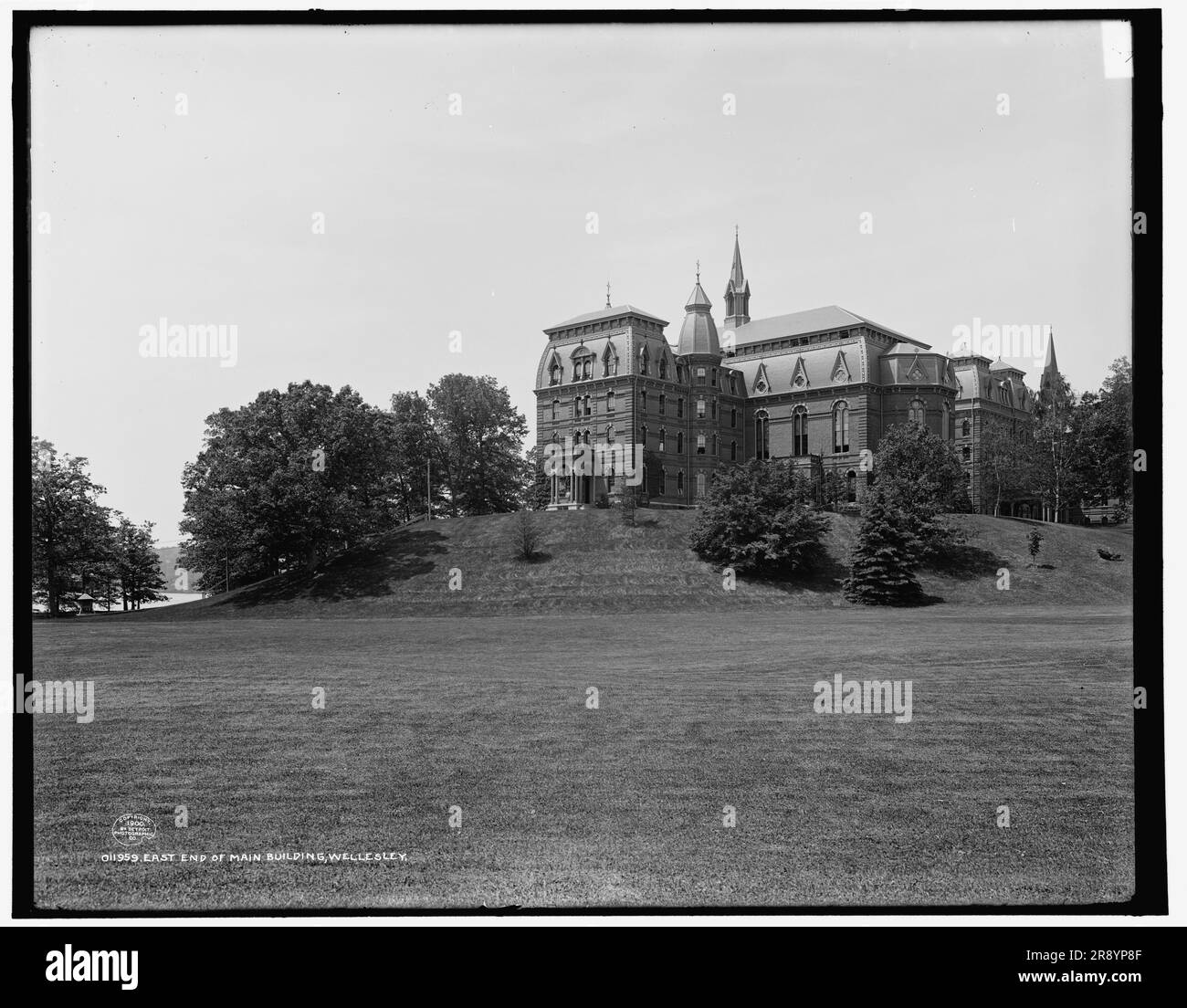 East end of main building, Wellesley, c1900. Stock Photo