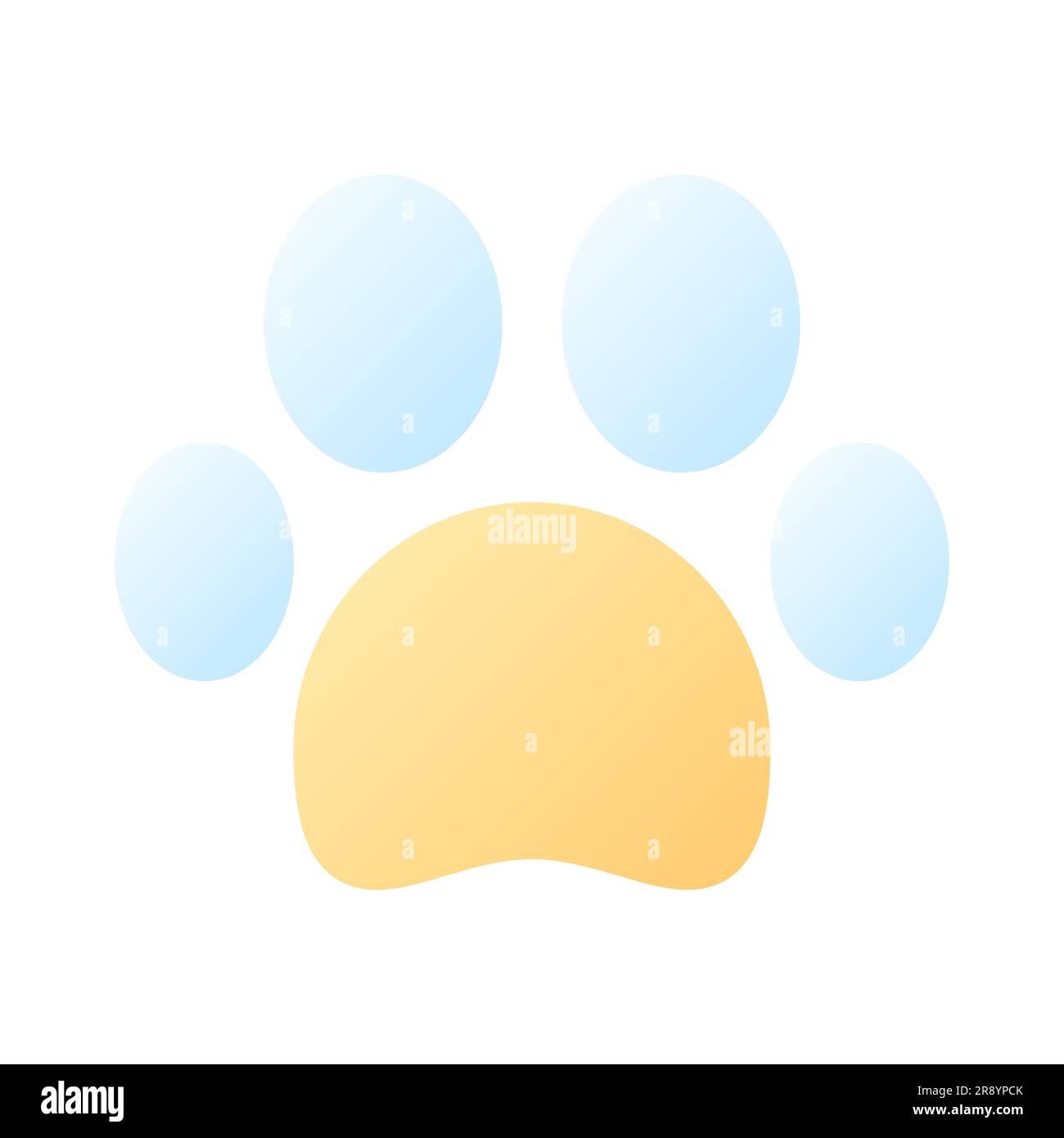 Pet friendly pixel perfect flat gradient color ui icon Stock Vector