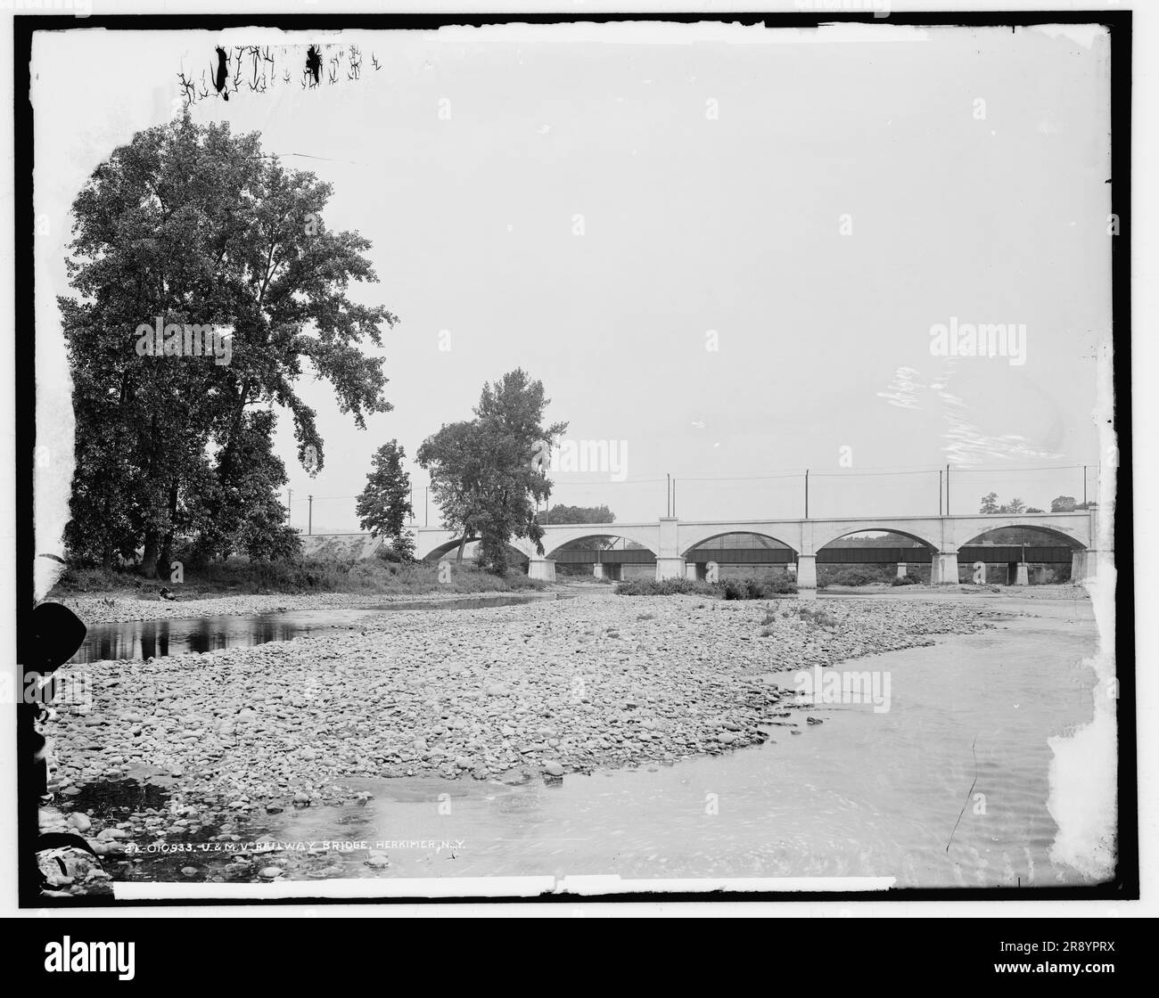 U. & M. V. Railway bridge, Herkimer, N.Y., between 1901 and 1906 Stock