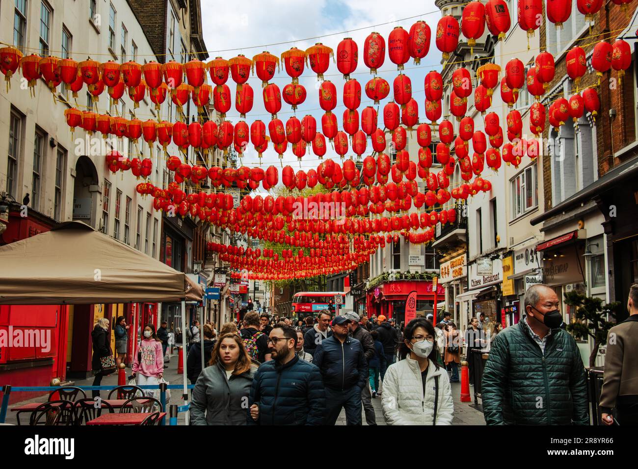 Londons Chinatown Stock Photo