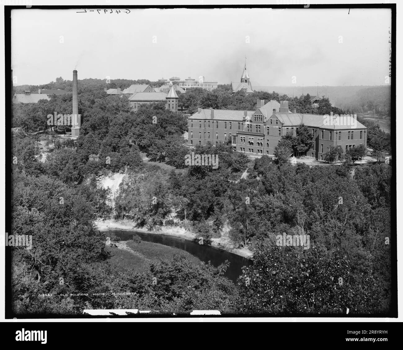 Old soldiers' home, Minnesota, c1908. The Minnesota Soldier's Home