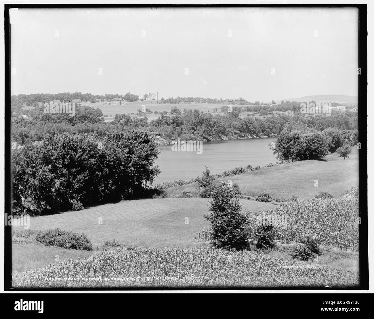 Mount Hermon School, Mount Hermon, Mass., c1901. School founded by Protestant evangelist Dwight Lyman Moody as the Northfield Seminary for Young Ladies in 1879 (later called the Northfield School for Girls) and the Mount Hermon School for Boys in 1881. Stock Photo