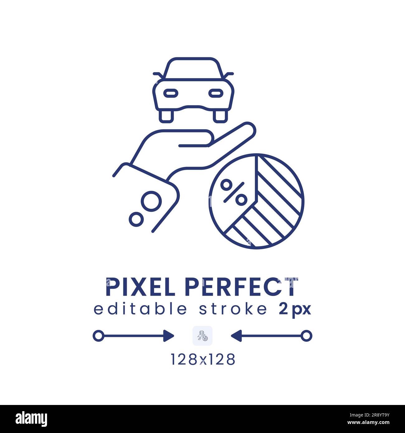 Property tax linear desktop icon Stock Vector Image & Art Alamy