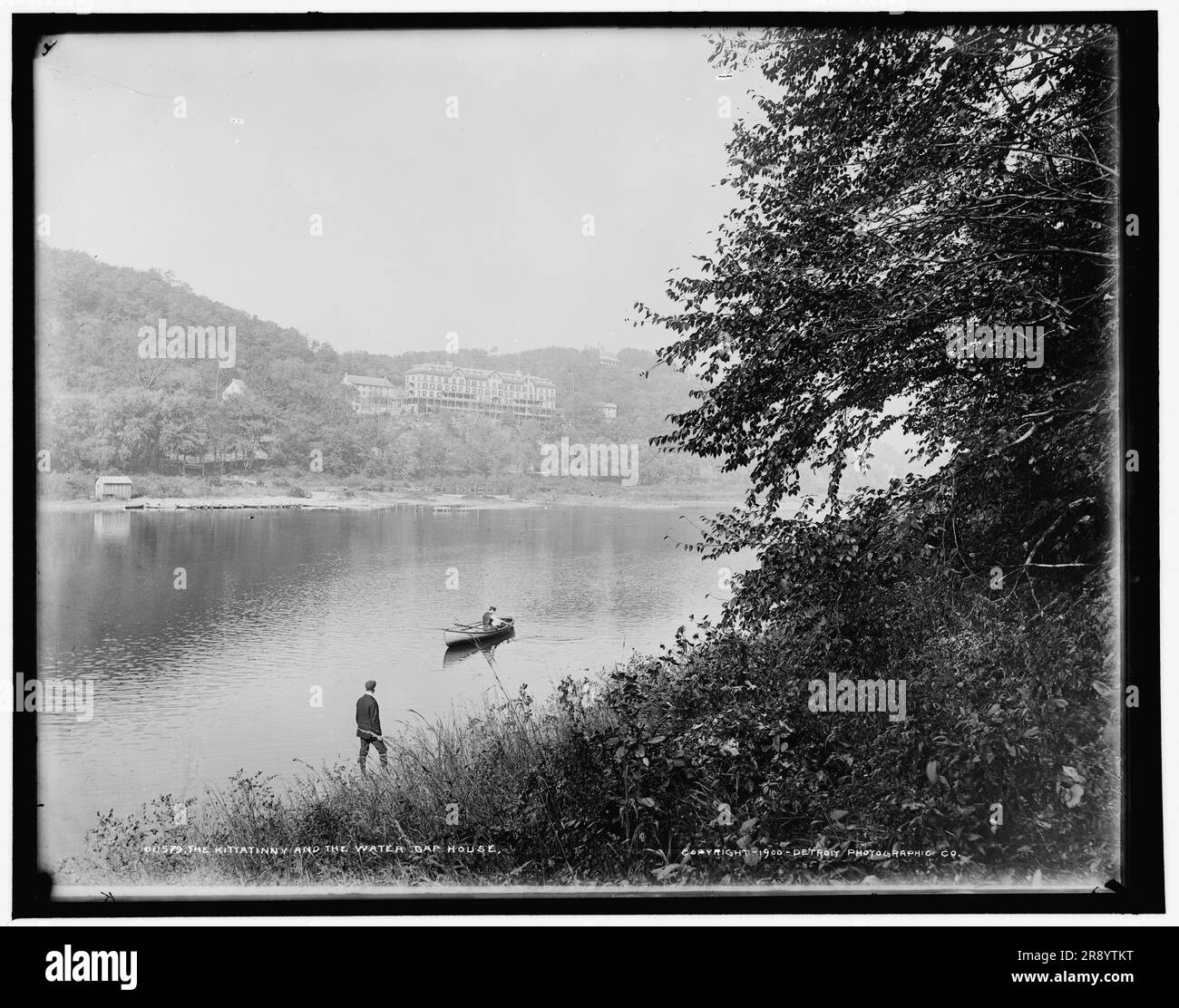 The Kittatinny House and the Water Gap House, c1900 Stock Photo Alamy