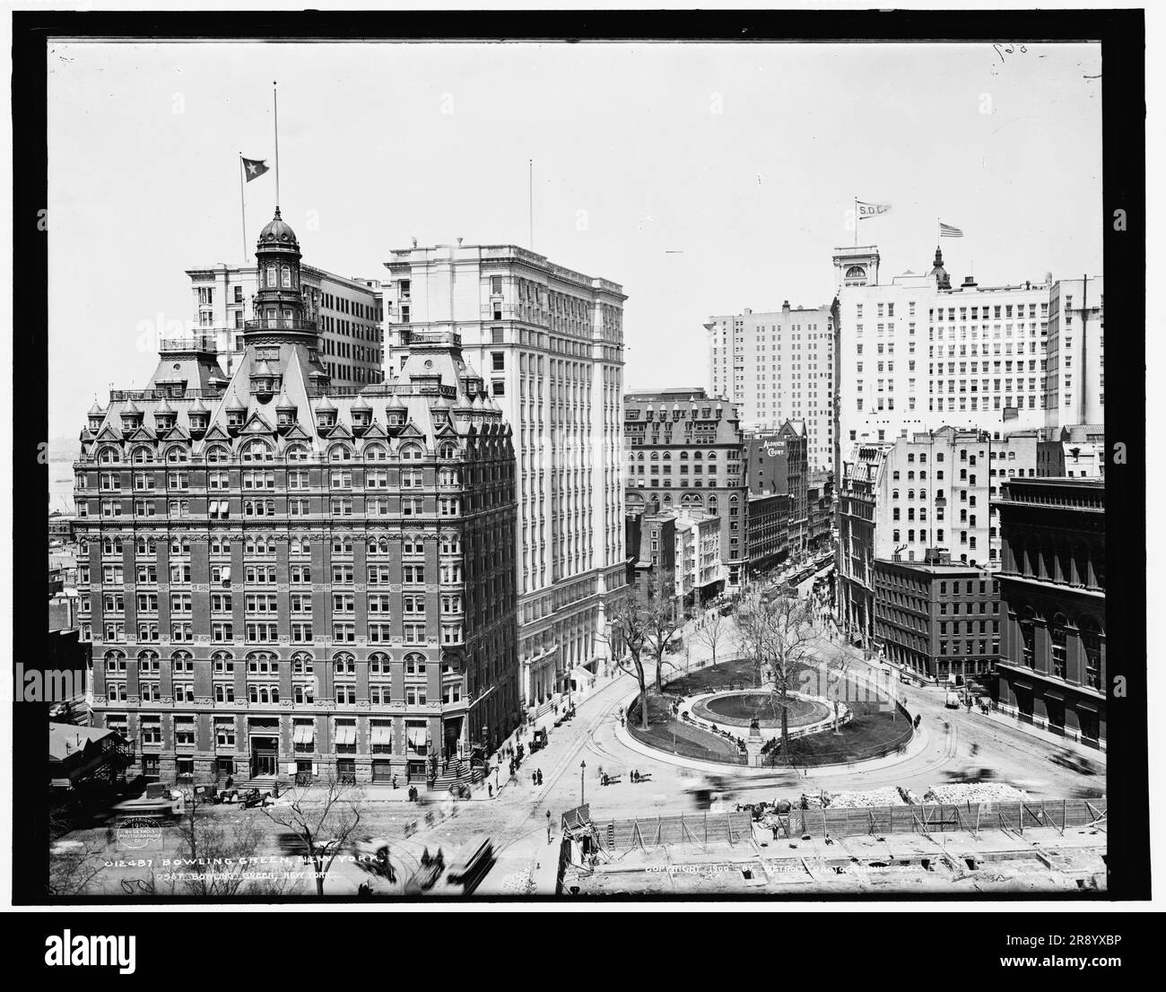 Bowling Green, New York, c1900 Stock Photo Alamy