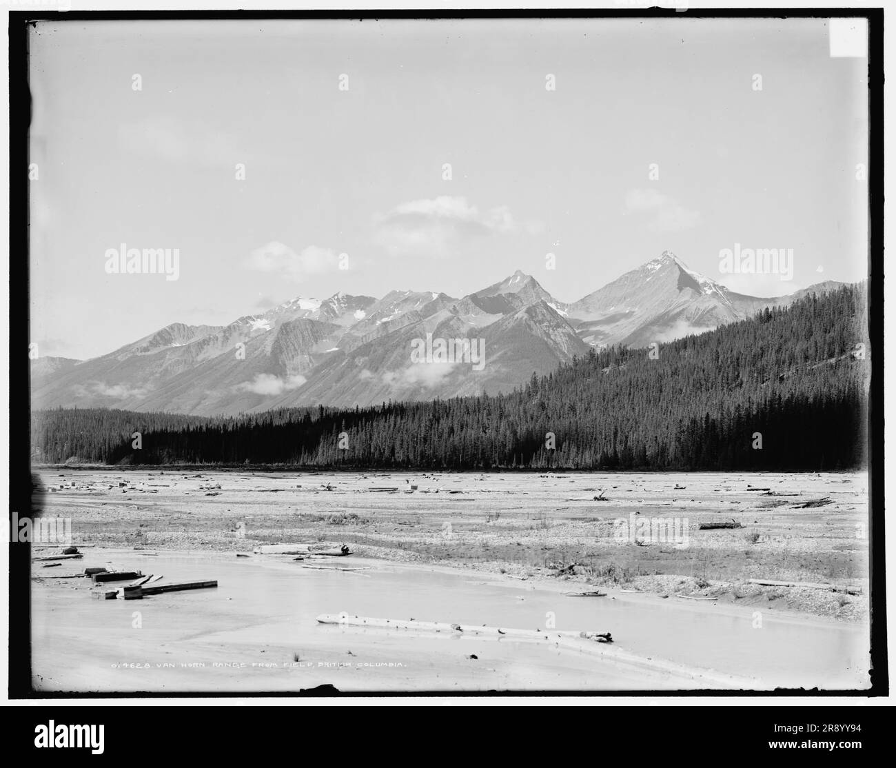 Van Horn Range from Field, British Columbia, (1902 Stock Photo Alamy