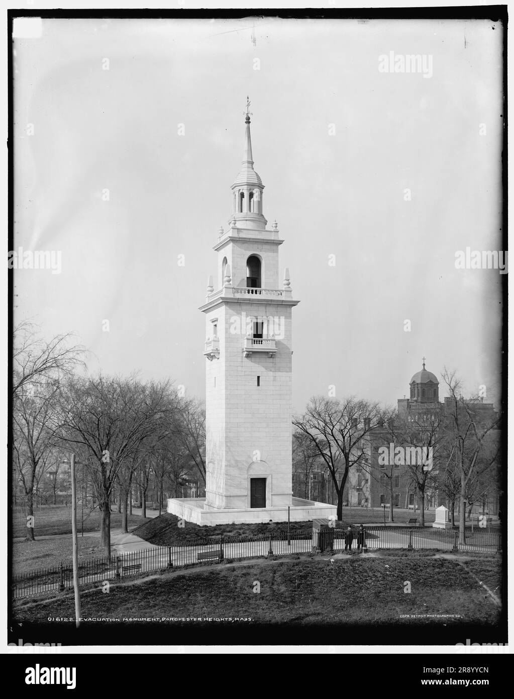 Evacuation Monument, Dorchester Heights, Mass., between 1900 and 1906. Stock Photo