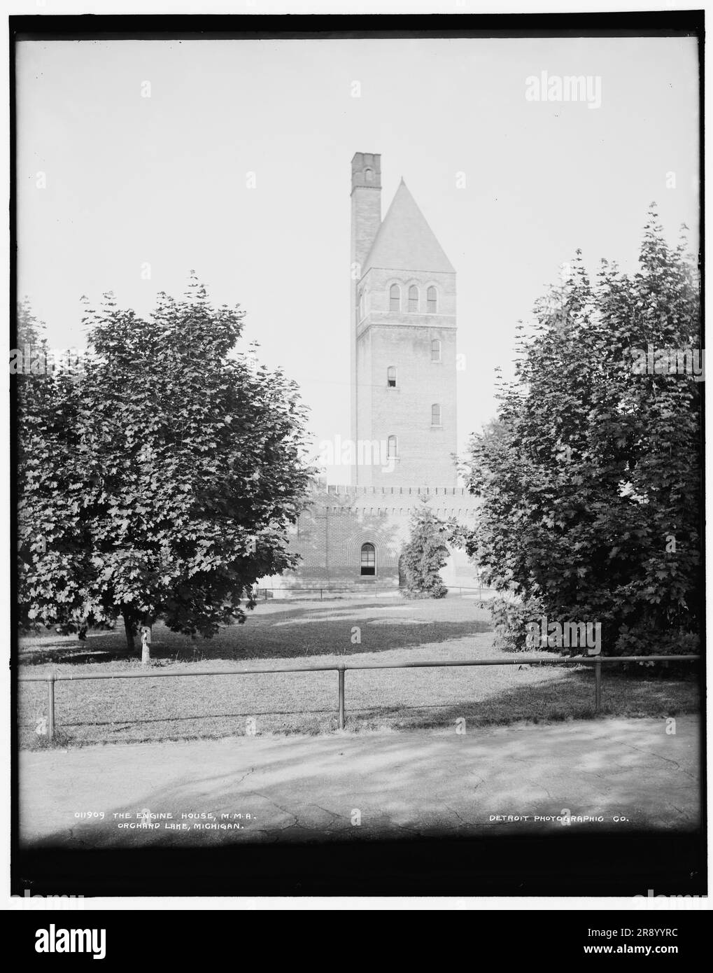 The Engine house, M.M.A., Orchard Lake, Michigan, between 1890 and 1901