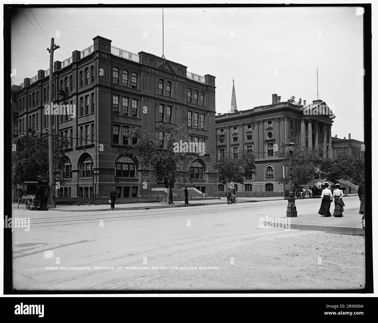 Massachusetts Institute of Technology, Boston, the Walker Building, between 1890 and 1901. Stock Photo