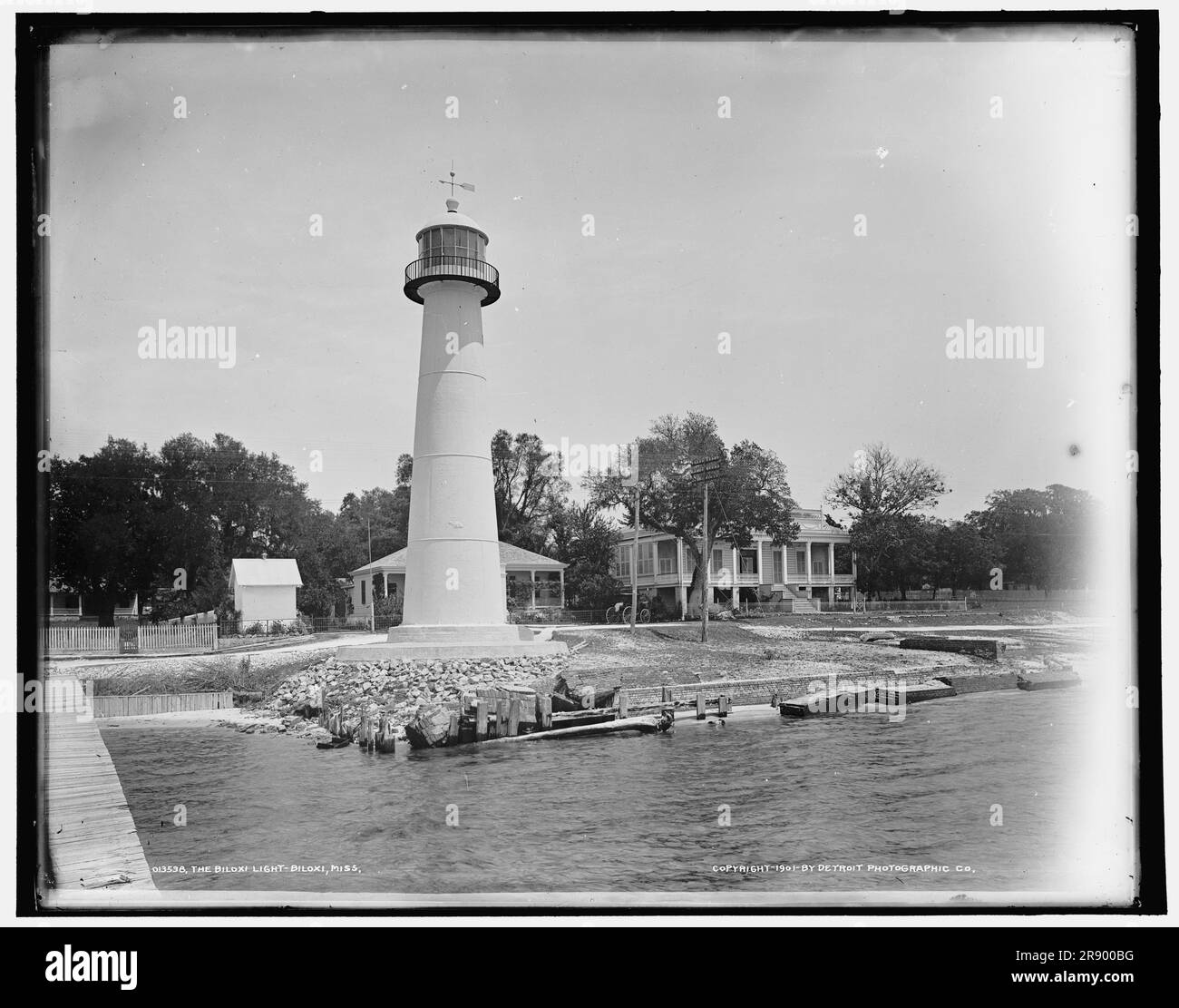 The Biloxi light, Biloxi, Miss., c1901. Lighthouse which came into ...
