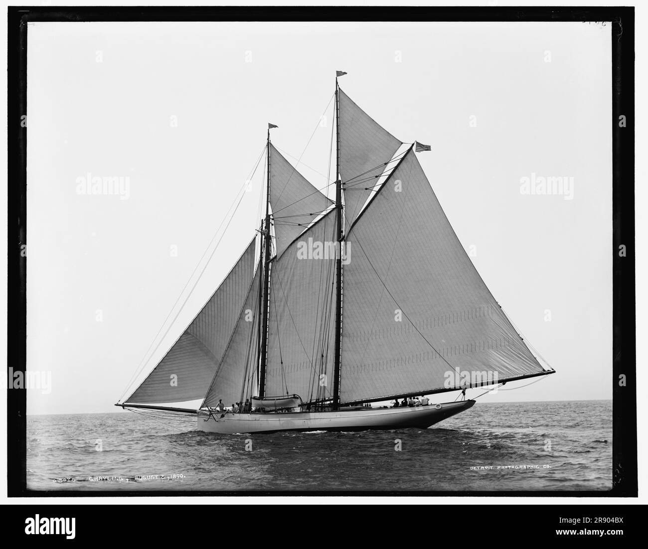 Grayling, 1890 Aug 2. Stock Photo