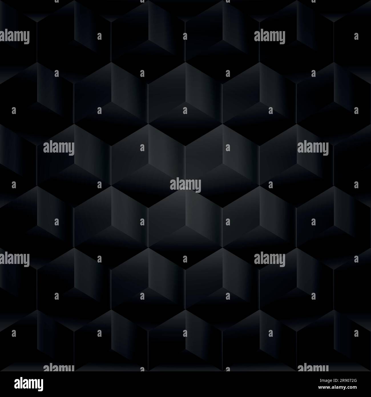 Black abstract background - 3d cubes. Vector illustration Stock Vector ...