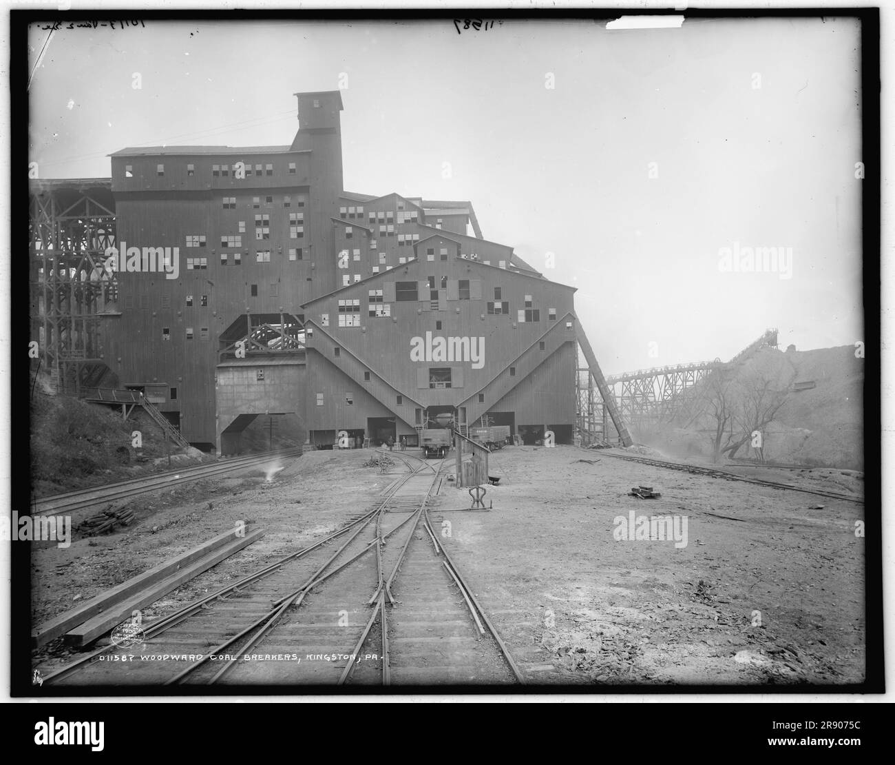 Woodward coal breakers, Kingston, Pa., c1900 Stock Photo Alamy