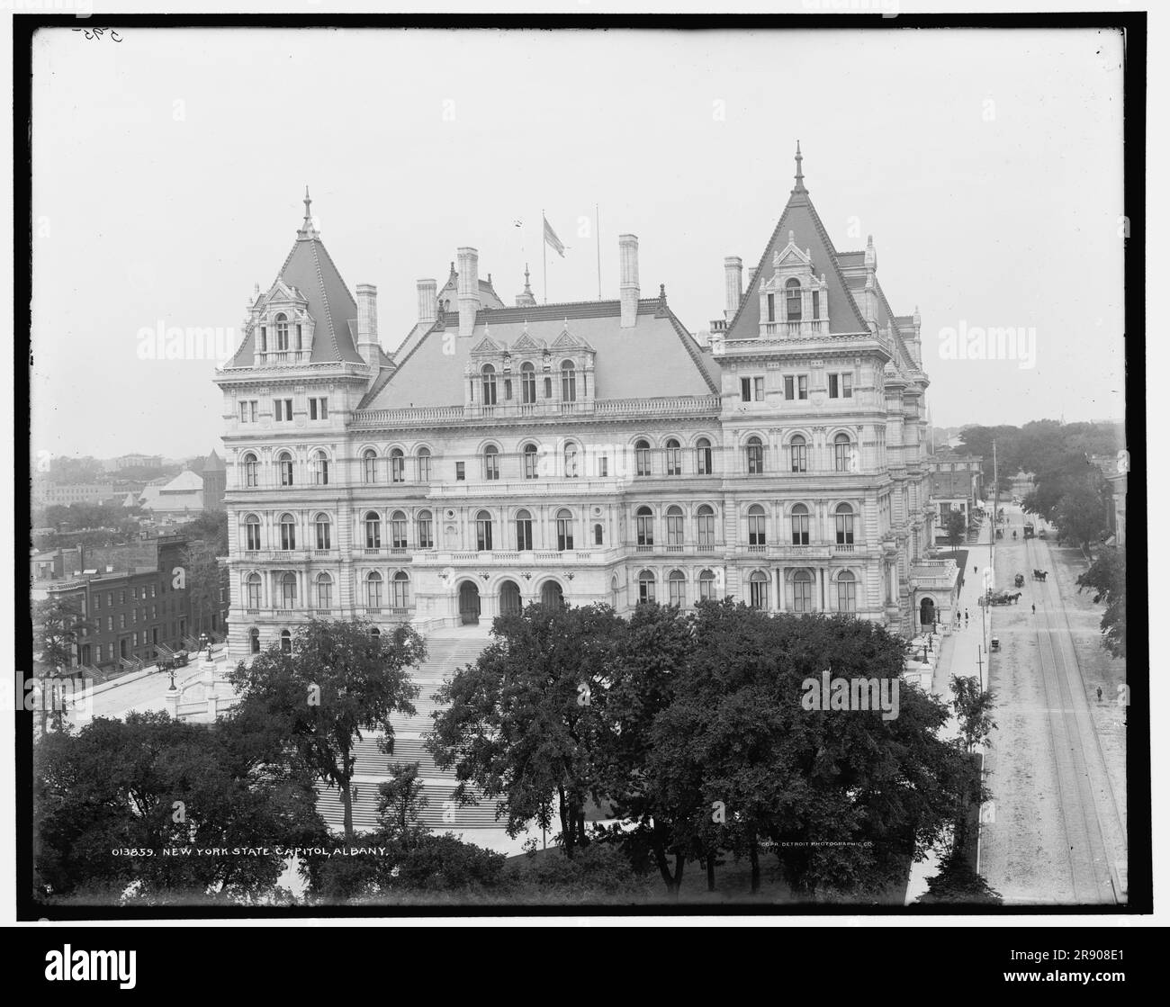 New York State Capitol, Albany, c1901. Stock Photo