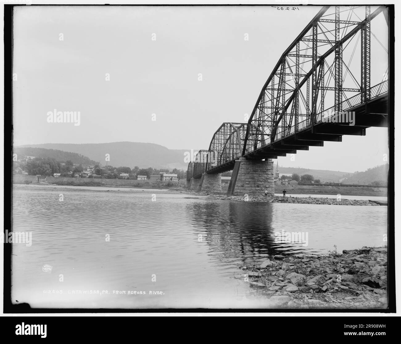 Catawissa, Pa., from across river, between 1890 and 1901. East