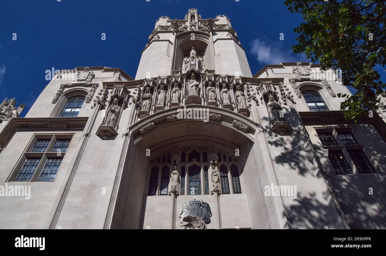 London, UK. 21st June 2023. The Supreme Court in Westminster. Stock Photo