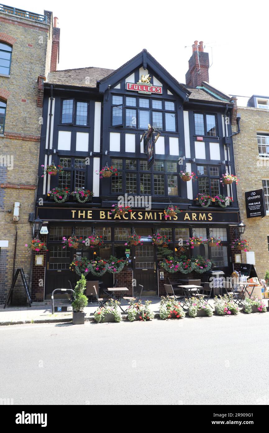 Exterior of The Blacksmith's Arms Rotherhithe London UK  June 2023 Stock Photo