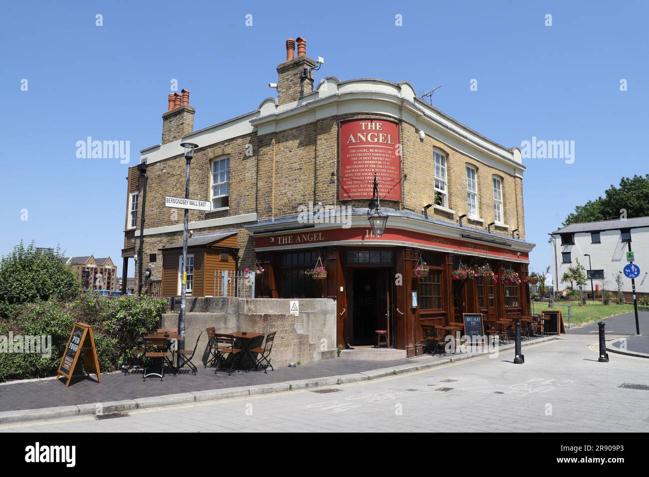 The Angel Pub Rotherhithe London UK June 2023 Stock Photo