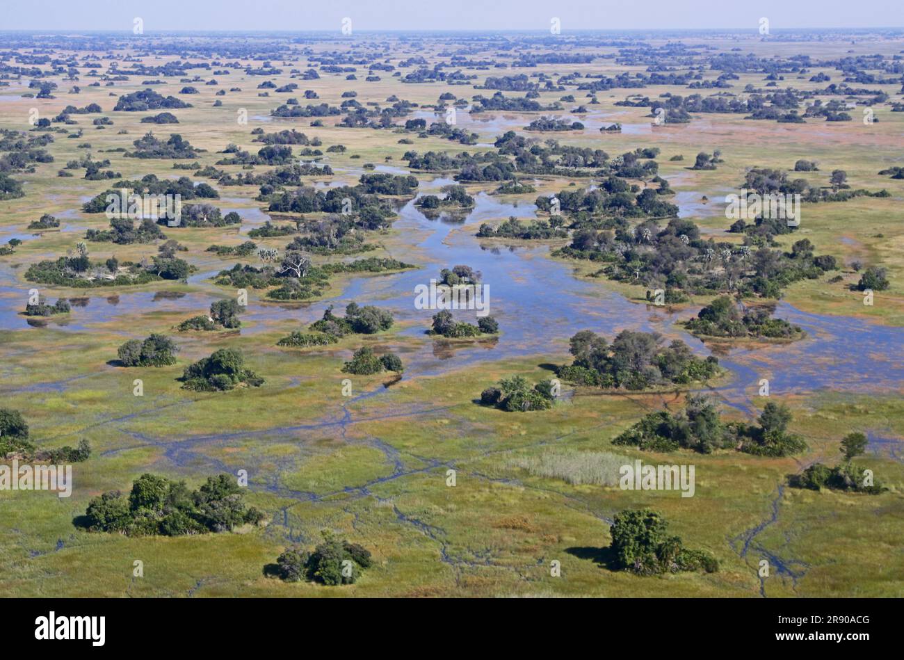 Okavango delta flight aerial hi-res stock photography and images - Alamy