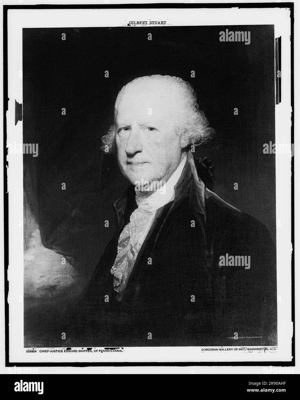 Chief Justice Edward Shippen of Pennsylvania, head and shoulders ...