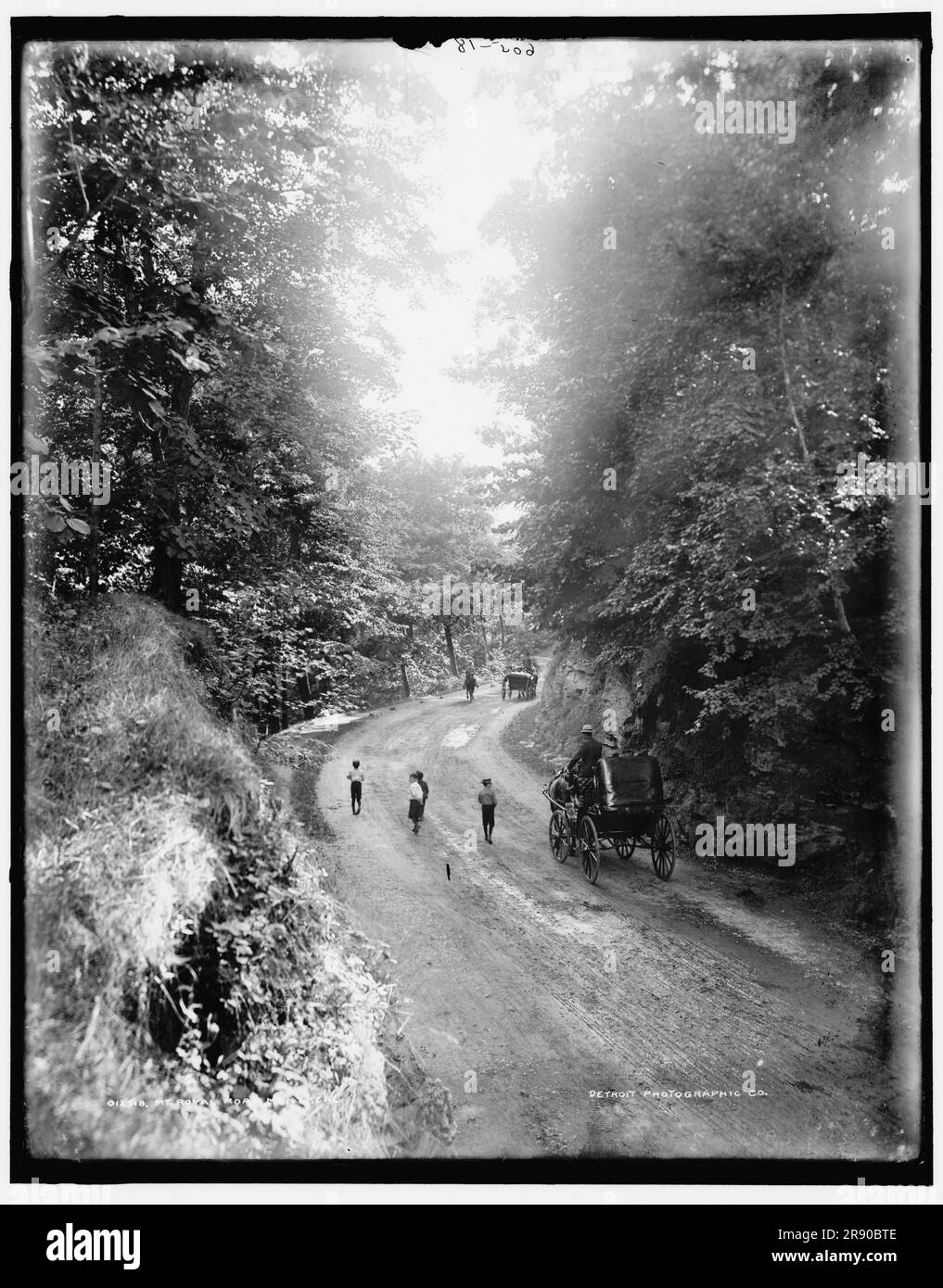 Mt. Royal Road, Montreal, between 1890 and 1901 Stock Photo Alamy