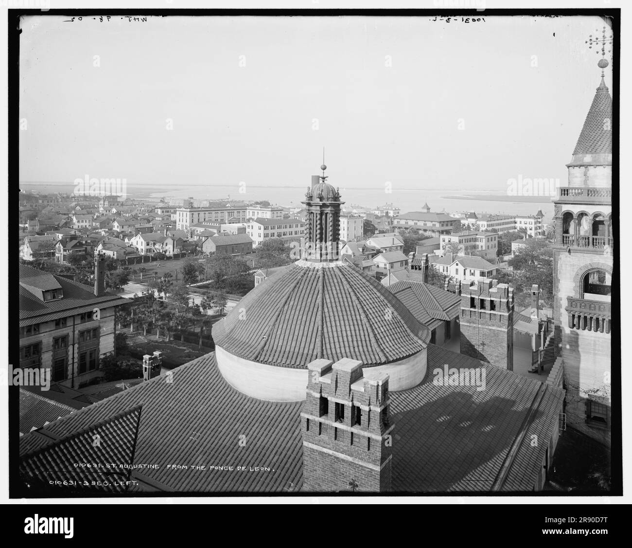 St. Augustine from the Ponce de Leon, c1902 Stock Photo Alamy