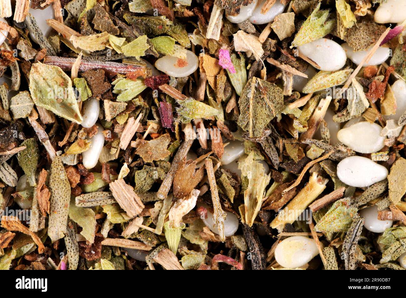 Zahtar, Arabic spice mixture with sesame seeds, sumac fruits, thyme