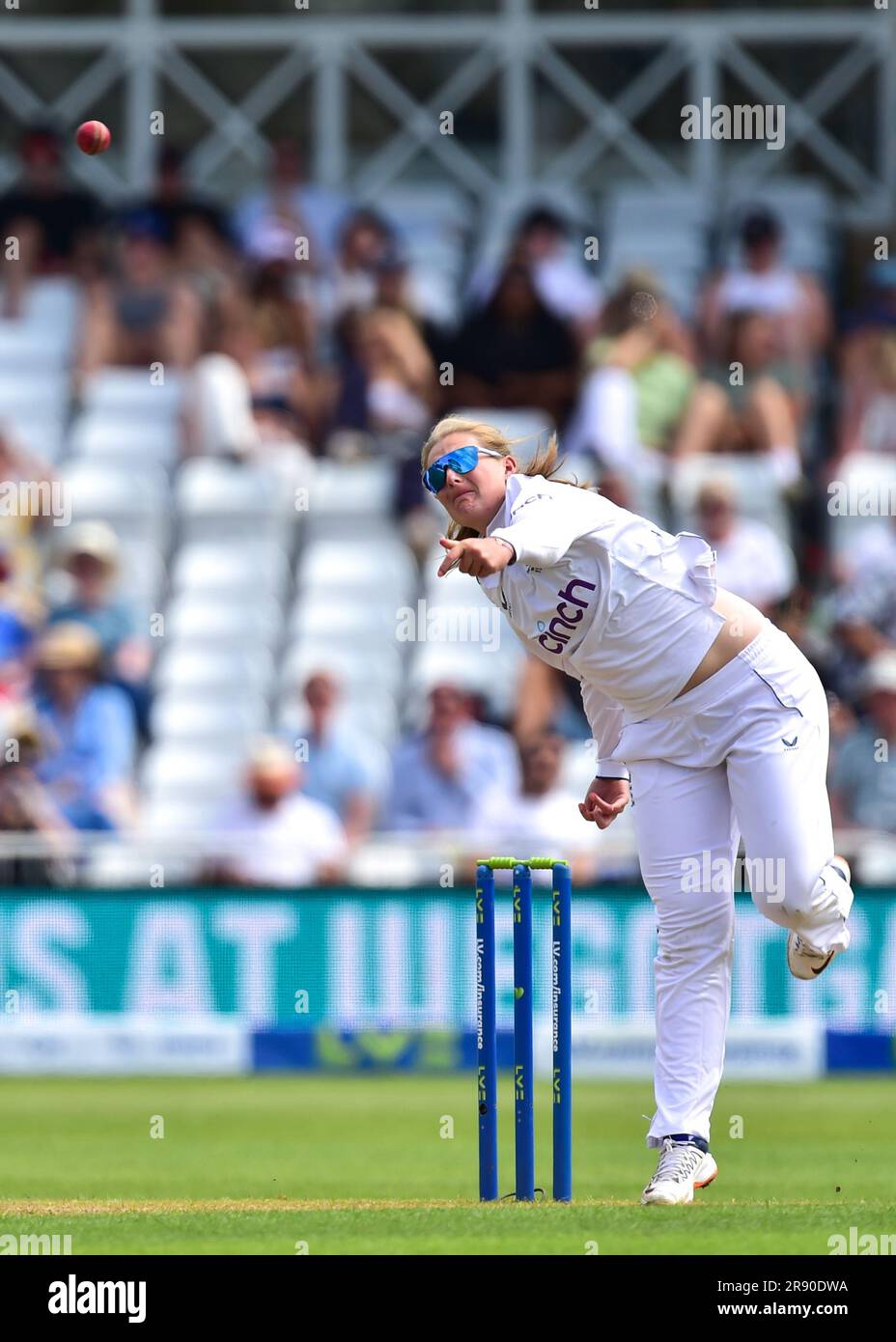 Trent Bridge Cricket Stadium, Nottingham UK. 23 June 2023. England Ladies v Australia Ladies in