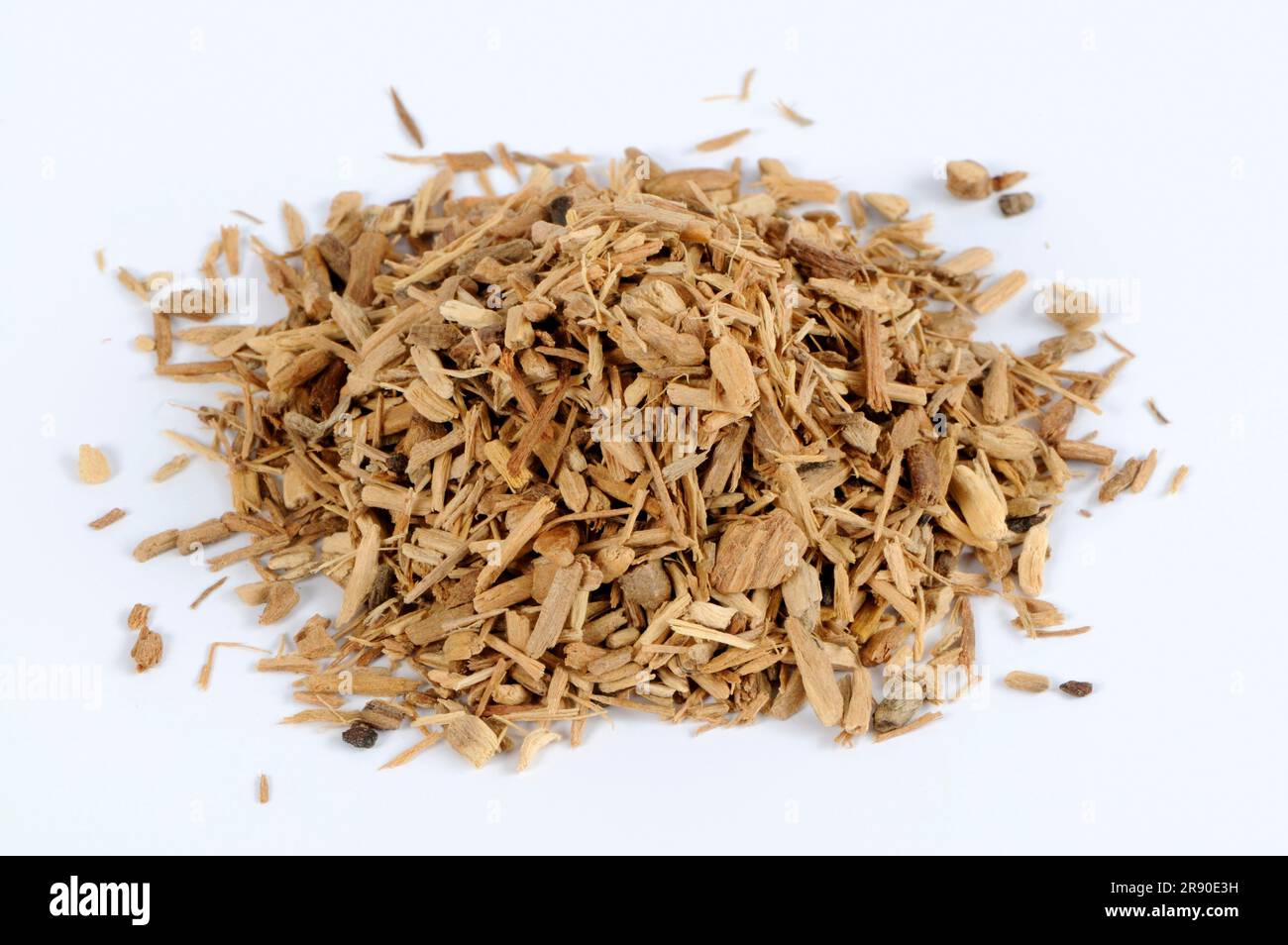 White sandalwood (Santalum album), incense woods, cut out, object Stock Photo