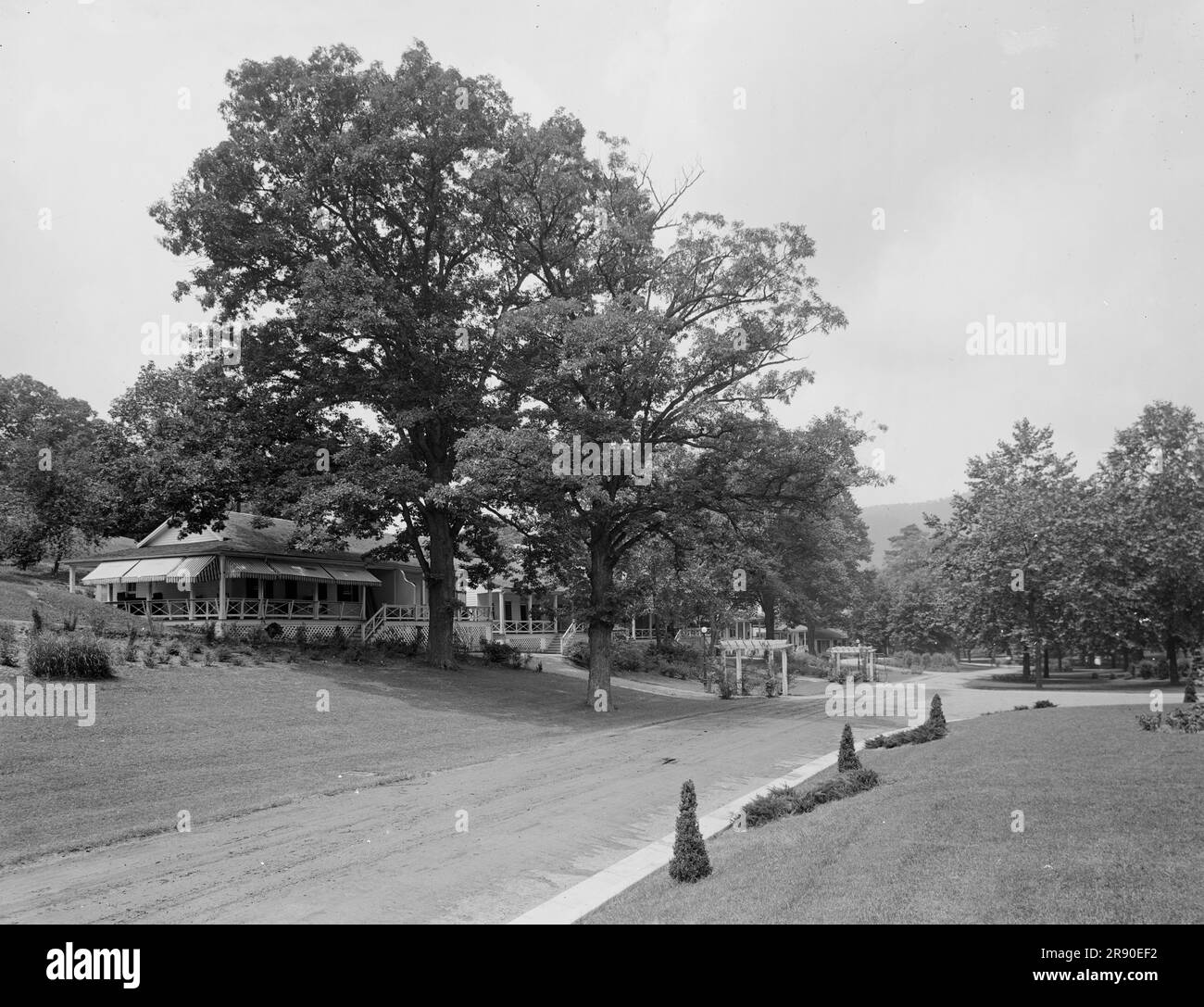 Row, White Sulphur Springs, W. Va., between 1910 and 1920 Stock