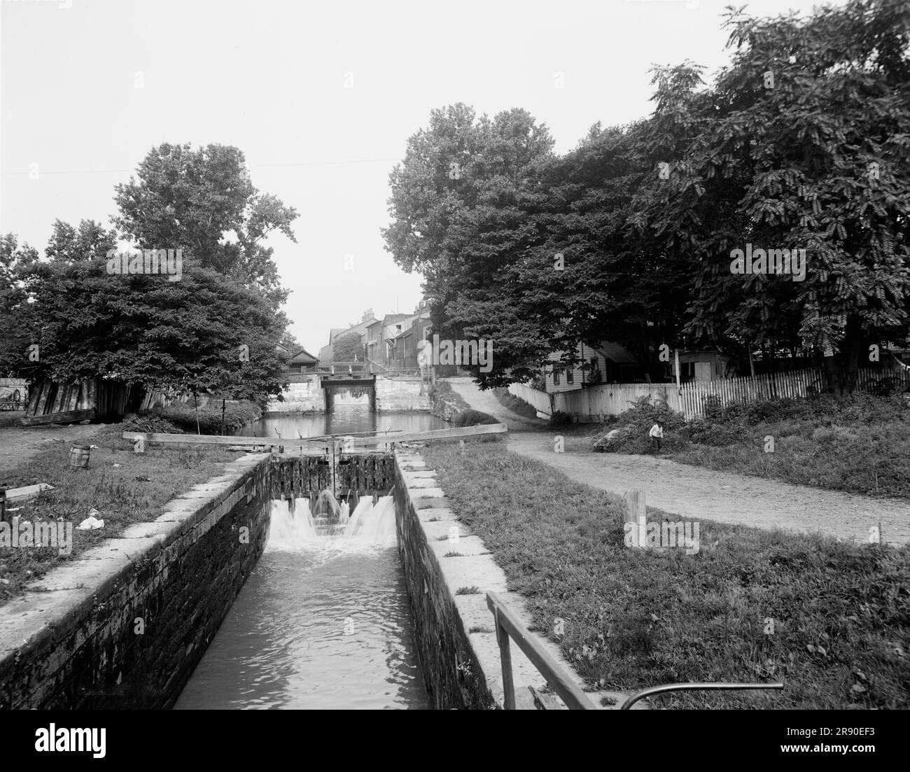 Washington dc canal vintage hi-res stock photography and images - Alamy