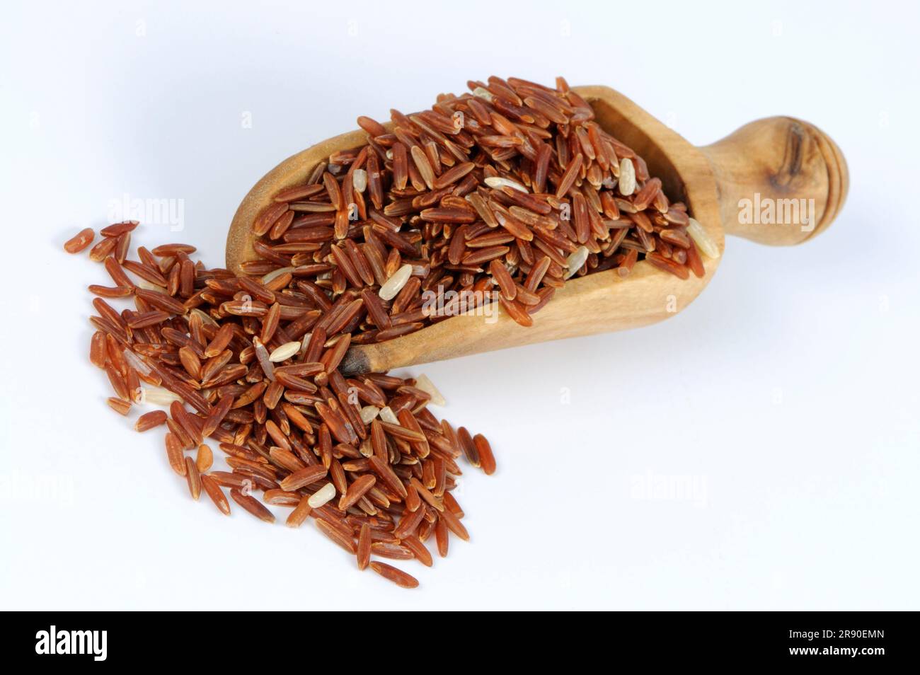 Red wholemeal rice (Oryza sativa), rice grains Stock Photo - Alamy