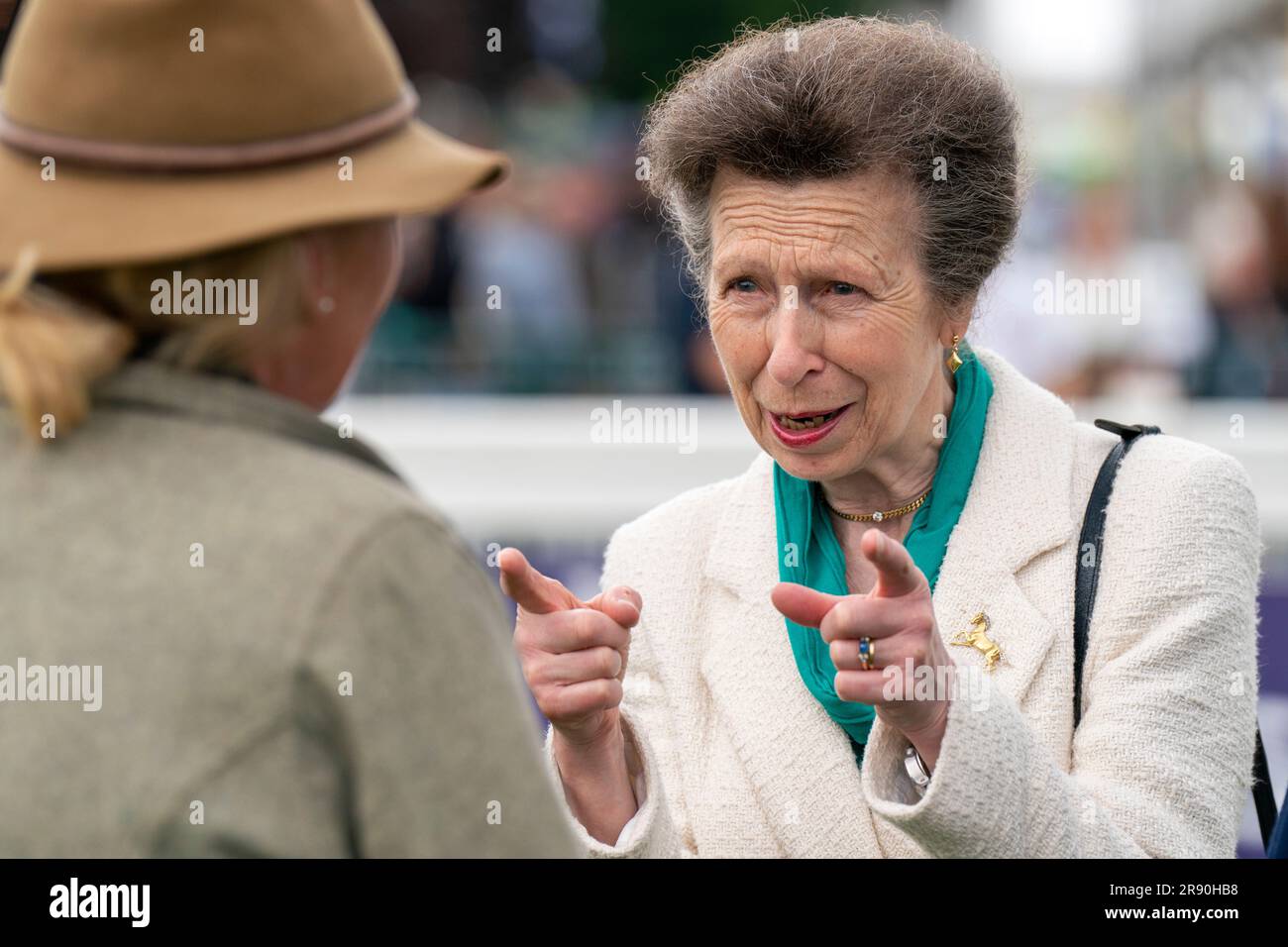 The Princess Royal during a visit to the Royal Highland Show in