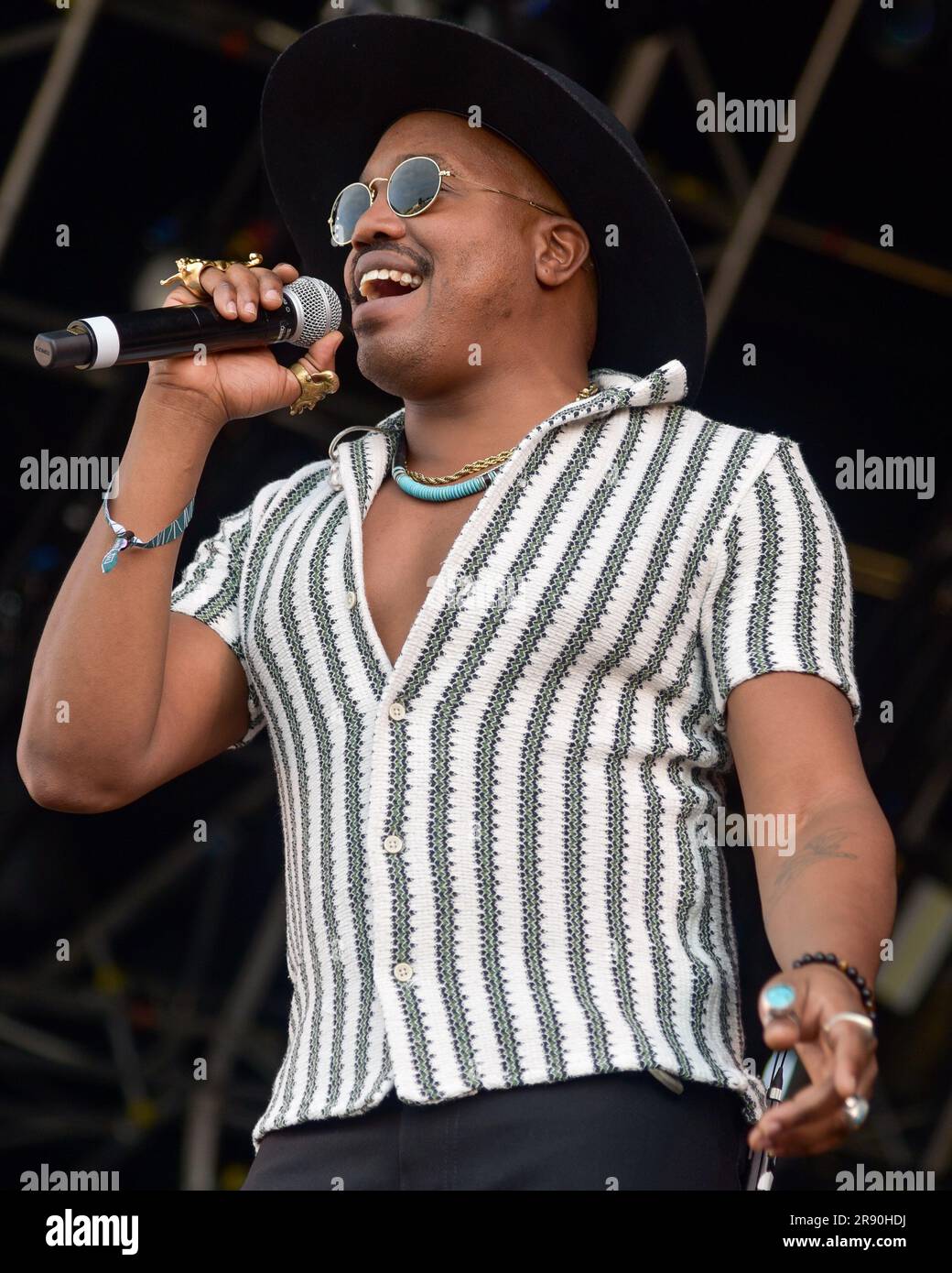 Durand Jones End of the Road festival Stock Photo Alamy