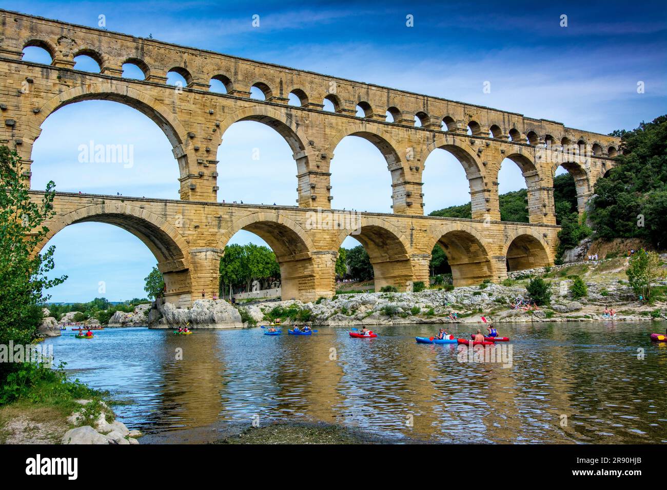 Pont du Gard, Unesco World Heritage Site, Gard department, Occitanie ...