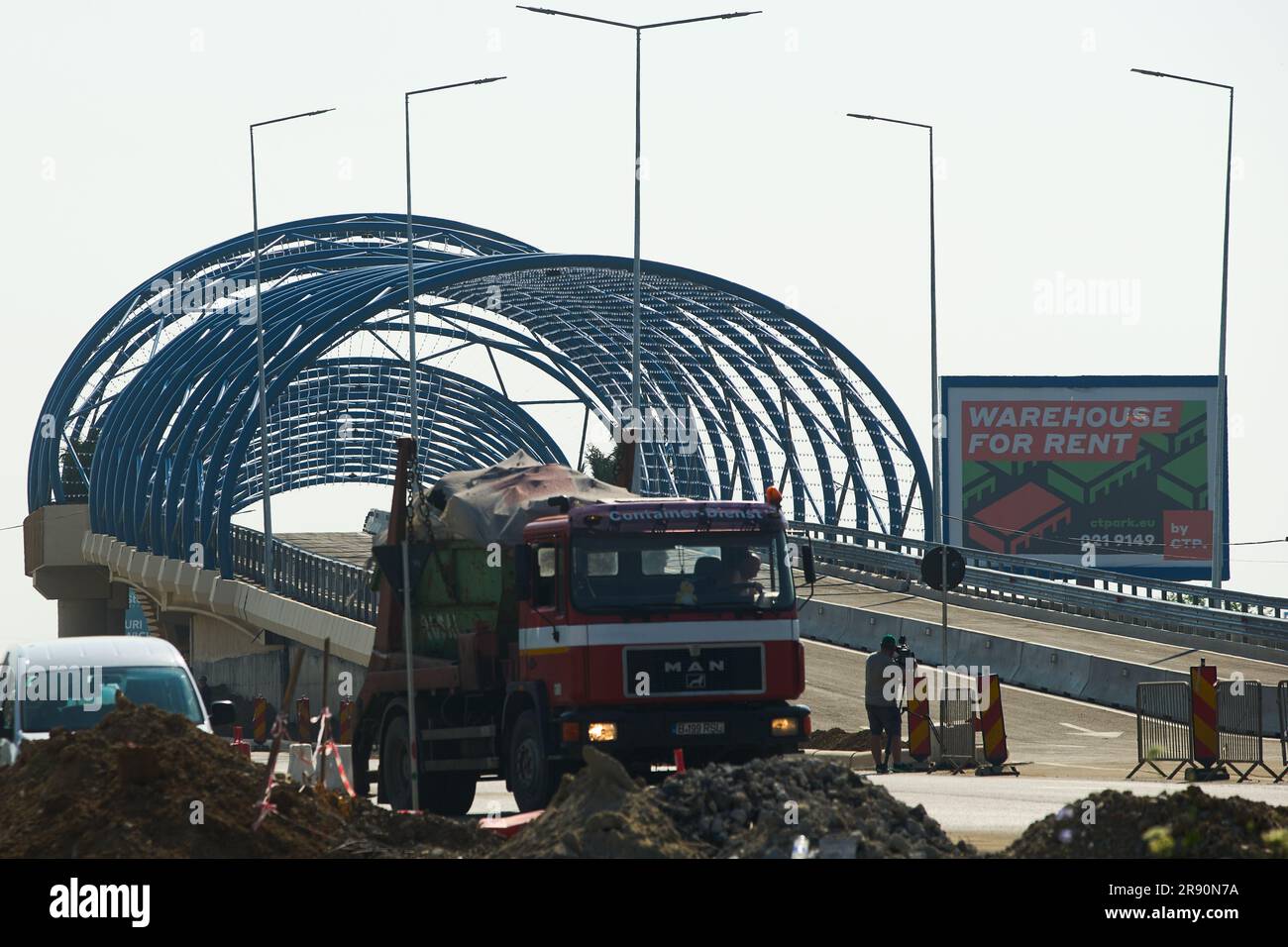 Bucharest Overpass Bucharest, Romania. 23rd June, 2023: Inauguration of the Pallady ...