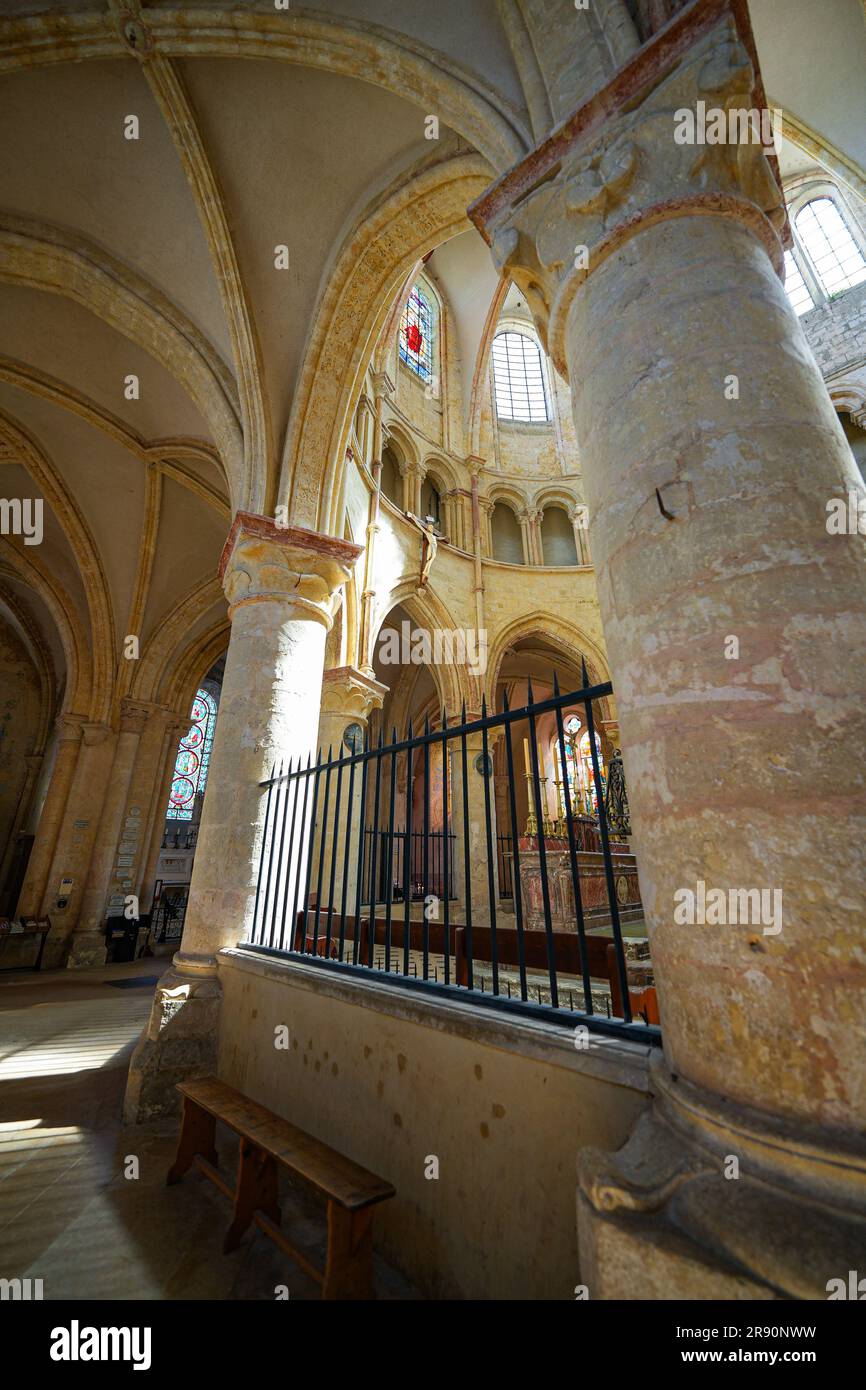 Provins, France May 24, 2023 Apse of the Saint Quiriace Collegiate