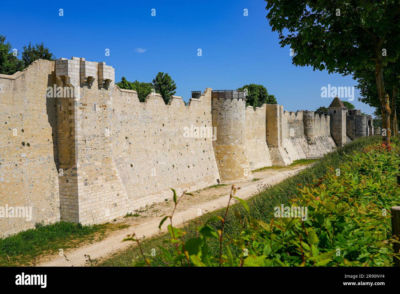 Ramparts of Provins, surrounding this World Heritage walled city