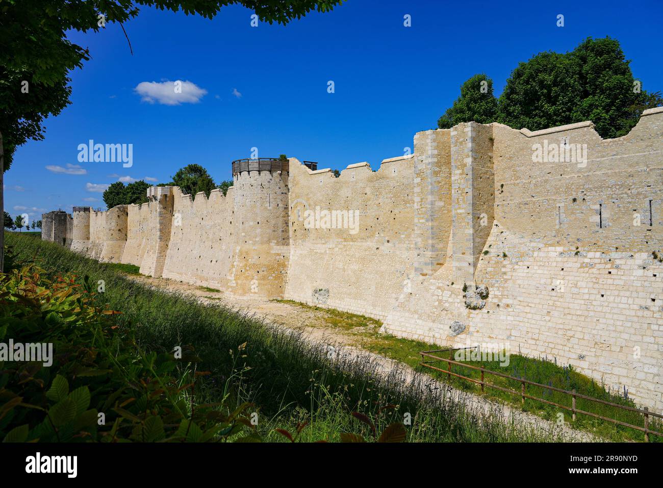 Ramparts of Provins, surrounding this World Heritage walled city